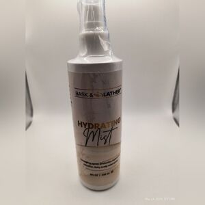 Bask & Lather Hydrating Hair Mist Conditioner Detangling Spray 8 Fl Oz Sealed